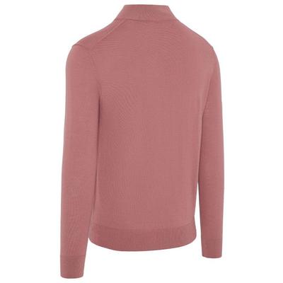 Callaway 1/4 Zip Merino Wool Tour Logo Golf Sweater - Mesa Rose - thumbnail image 2