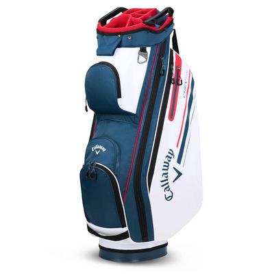 Callaway Chev 14 Plus Golf Cart Bag - Navy/White/Red - thumbnail image 1