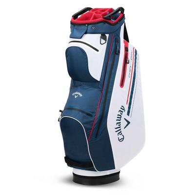 Callaway Chev Dry 14 Waterproof Golf Cart Bag - Navy/White/Red - thumbnail image 1