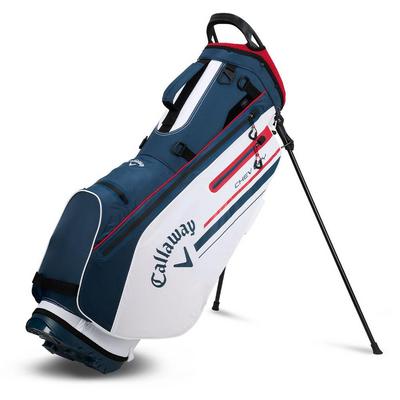 Callaway Chev Dry Golf Stand Bag - White/Navy/Red - thumbnail image 1