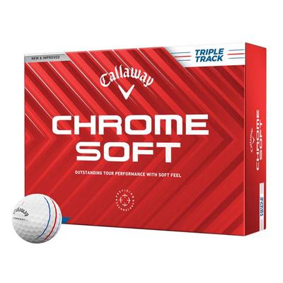 Callaway Chrome Soft Triple Track Golf Balls - thumbnail image 1