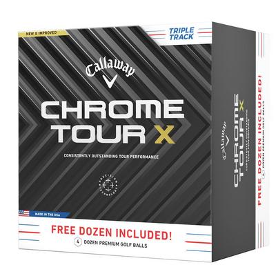 Callaway Chrome Tour X Triple Track Golf Balls - 4 for 3 Offer - thumbnail image 1
