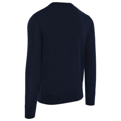 Callaway Crew Neck Merino Mix Golf Sweater - Navy Blue - thumbnail image 2