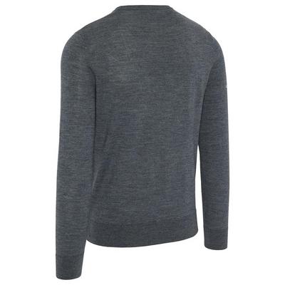 Callaway Crew Neck Merino Mix Golf Sweater - Steel Heather - thumbnail image 2