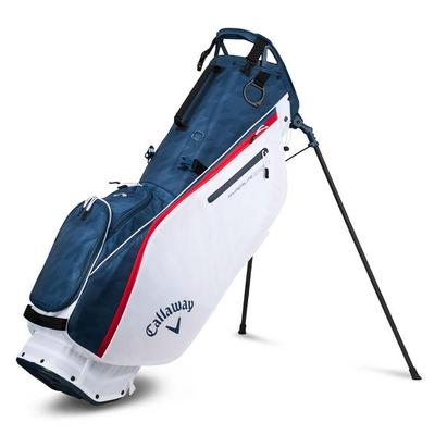 Callaway Hyperlite Zero Double Strap Golf Stand Bag - Navy/White/Red