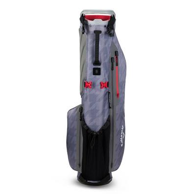 Callaway Par 3 HD Waterproof Golf Pencil Stand Bag - Charcoal/Red - thumbnail image 2