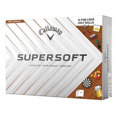 Callaway Supersoft Pub Golf Balls - White