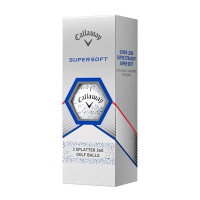 Callaway Supersoft Splatter Golf Balls - Blue - thumbnail image 4