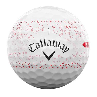 Callaway Supersoft Splatter Golf Balls - Red - thumbnail image 3