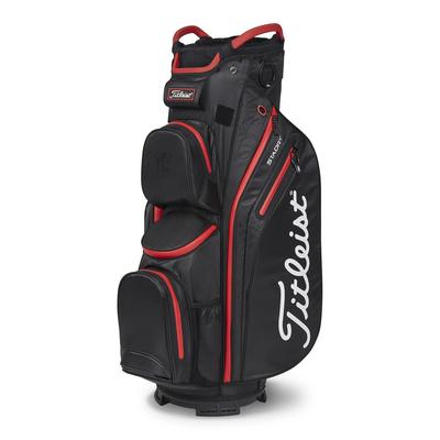 Titleist Cart 14 StaDry Golf Cart Bag - Black/Red