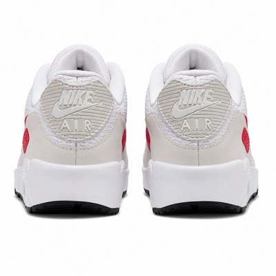 Nike Air Max 90 G Golf Shoes - White/Fire Red/Photon - thumbnail image 6