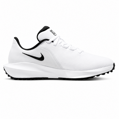 Nike Infinity G NN Golf Shoes - White/Metallic Silver/Black