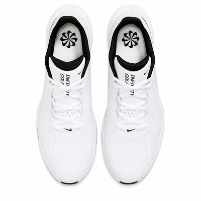 Nike Infinity G NN Golf Shoes - White/Metallic Silver/Black - thumbnail image 5
