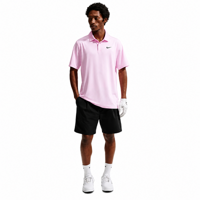 Nike Dri-Fit Velocity Solid Golf Polo Shirt - Pink Foam