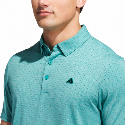 adidas Go To Rise Print Polo - Pure Teal - thumbnail image 3