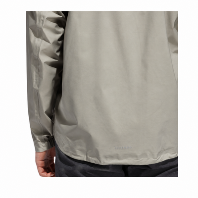 adidas Climaproof Half Zip Waterproof Jacket - Silver Pebble - thumbnail image 6