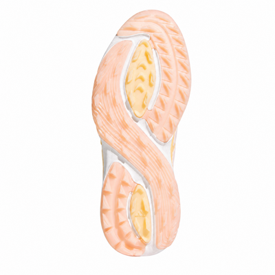 adidas Adipower 26 Spikeless Ladies Golf Shoes - White/Pink/Ice Tangerine - thumbnail image 3