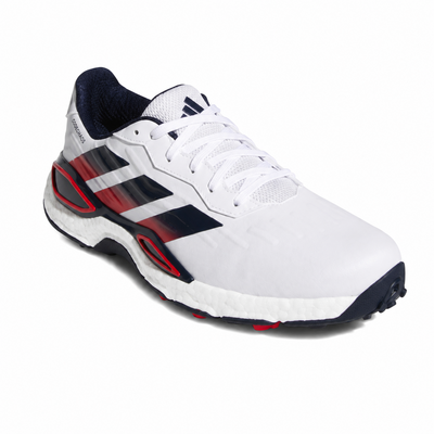 adidas Codechaos 27 Golf Shoes - White/Collegiate Navy/Pure Ruby - thumbnail image 5
