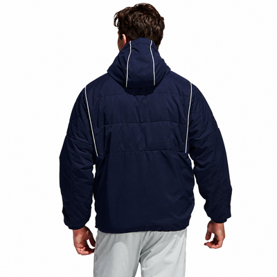 adidas Beyond Twistweave Half Zip Filled Hoodie Jacket - Navy - thumbnail image 3