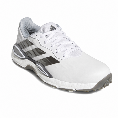 adidas Codechaos 27 Golf Shoes - White/Iron Metallic/Silver Metallic - thumbnail image 5