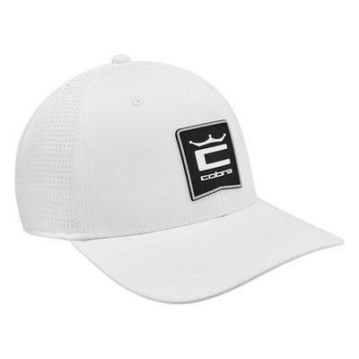 Cobra Crown C Patch Cap - White/Black - thumbnail image 1