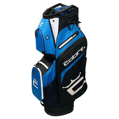 Cobra Signature Golf Cart Bag - Bright White/Black/Electric Blue