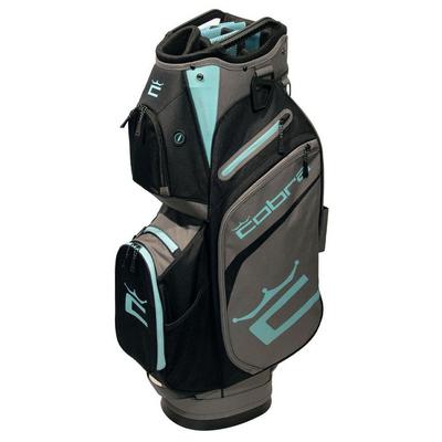 Cobra Signature Ladies Golf Cart Bag - Castlerock/Black/Angel Blue - thumbnail image 1
