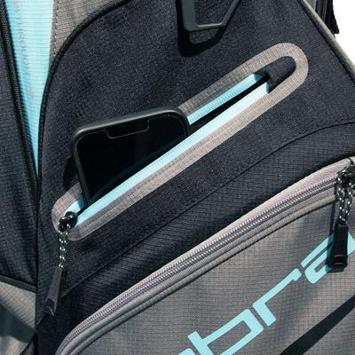 Cobra Signature Ladies Golf Cart Bag - Castlerock/Black/Angel Blue - thumbnail image 3