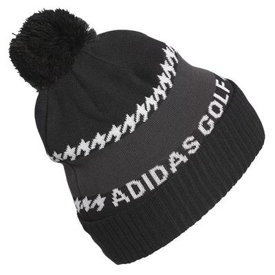 adidas Cold.Rdy Pom Golf Beanie Hat - Black - thumbnail image 2