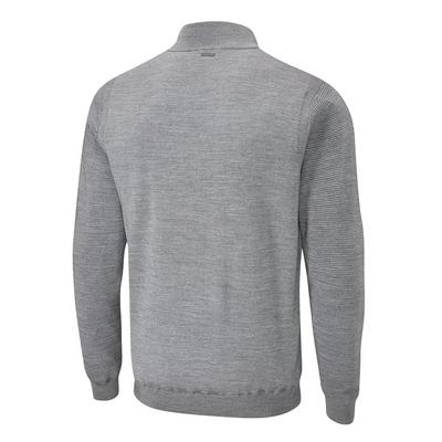 Ping Croy Lined Half Zip Golf Sweater - French Grey - thumbnail image 2