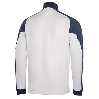 Galvin Green Daxton INSULA Half Zip Golf Sweater - Navy/Cool Grey/White - thumbnail image 2