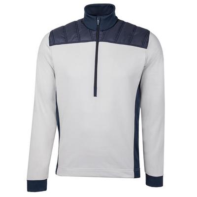 Galvin Green Durante INSULA Golf Mid Layer Sweater - Cool Grey/Navy