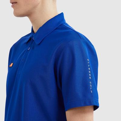 Ellesse Bertola Men's Golf Polo Shirt - Blue - thumbnail image 5