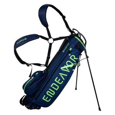 FastFold Endeavor Golf Stand Bag - Navy/Green