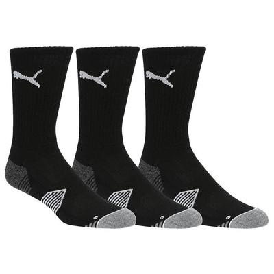 Puma Essential Crew Golf Socks - 3 Pair Pack - Black