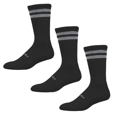 FootJoy ComfortSof Golf Socks 3-Pair Pack - Black
