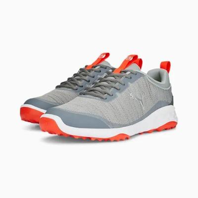 Puma Fusion Pro Mens Golf Shoes - Quarry/Puma Silver - thumbnail image 3