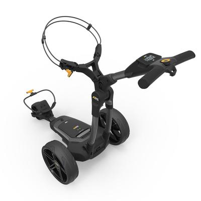 PowaKaddy FX3 Gun Metal Electric Golf Trolley 2023 - 18 Hole Lithium with FREE Powakaddy Cart Bag