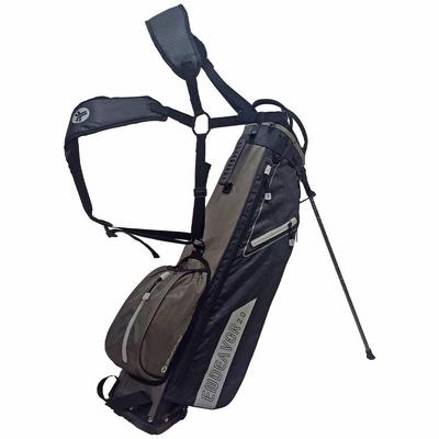 FastFold Endeavor 2.0 Golf Stand Bag - Black/Grey - thumbnail image 1