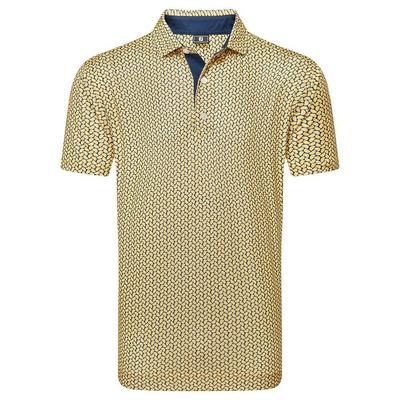 FootJoy Citrus Print Lisle - Taxi / Navy