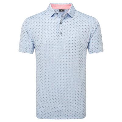 FootJoy Flower Bud Foulard Lisle - Skyway