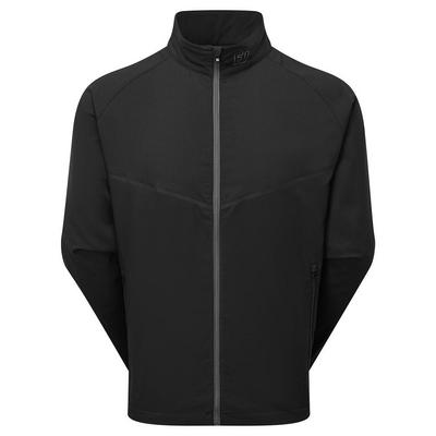 FootJoy Full-Zip Zephyr Golf Windshirt - Black