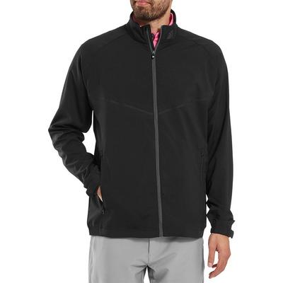 FootJoy Full-Zip Zephyr Golf Windshirt - Black - thumbnail image 3