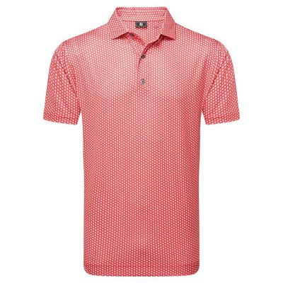 FootJoy Houndstooth Geo Lisle - Hibiscus