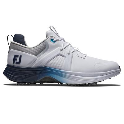FootJoy Hyperflex Carbon Golf Shoes - White/Navy/Blue