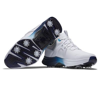 FootJoy Hyperflex Carbon Golf Shoes - White/Navy/Blue - thumbnail image 5