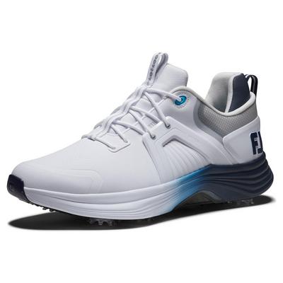 FootJoy Hyperflex Carbon Golf Shoes - White/Navy/Blue - thumbnail image 7