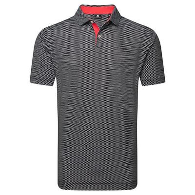 FootJoy Irongate Print Lisle - Black / White