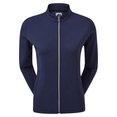 FootJoy Ladies Full-Zip Midlayer Golf Sweater - Navy - thumbnail image 1