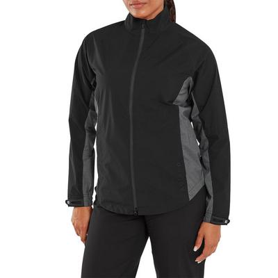 FootJoy Ladies Hydrolite X Golf Jacket - Black/White Dot - thumbnail image 3